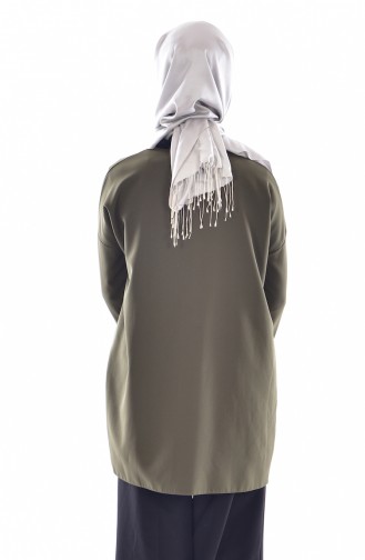  Asymmetrische Tunika 4020-03 Khaki 4020-03