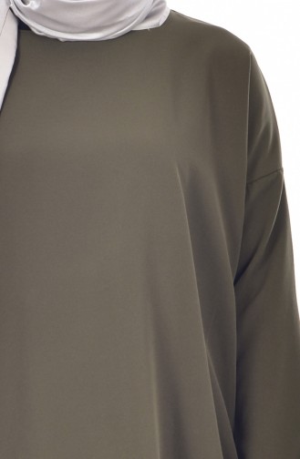 Asymmetrische Tunika 4020-03 Khaki 4020-03