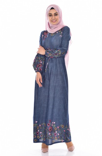 Robe Hijab Indigo 50156-02