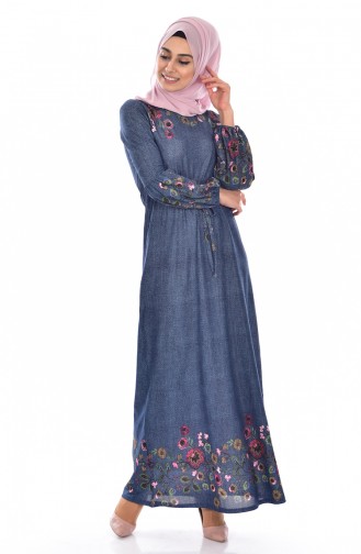 Robe Hijab Indigo 50156-02