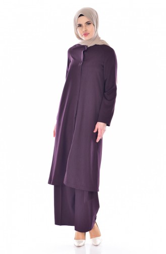 Tunik Pantolon İkili Takım 1805-04 Mor 1805-04