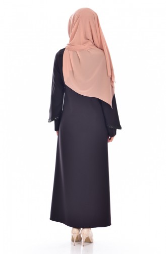 Black Abaya 1022A-01