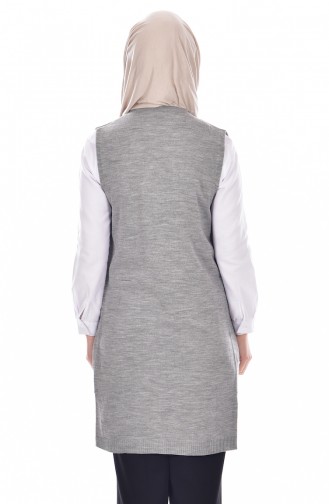 Knitwear Vest  4043-08 Gray  4043-08
