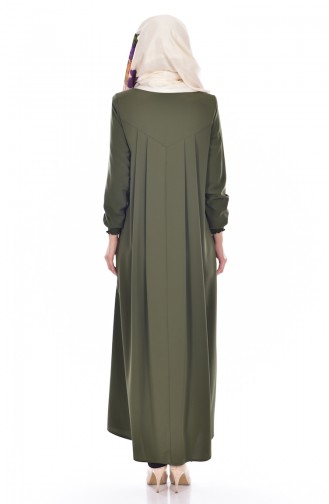 Khaki Abaya 4010-02