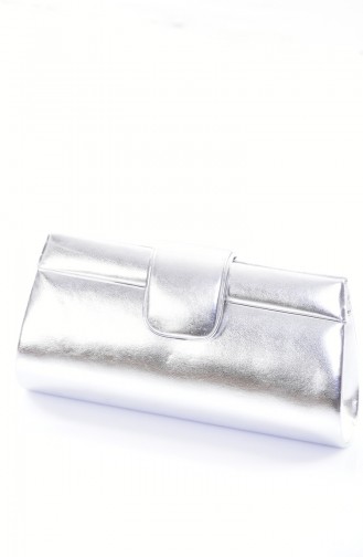Silver Gray Portfolio Hand Bag 0494-05