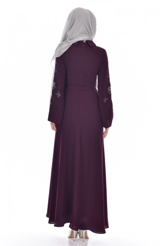 فستان أرجواني 18302-01