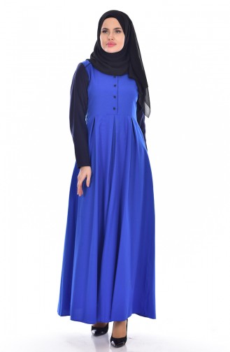 Robe Garnie 5733-09 Bleu Roi 5733-09