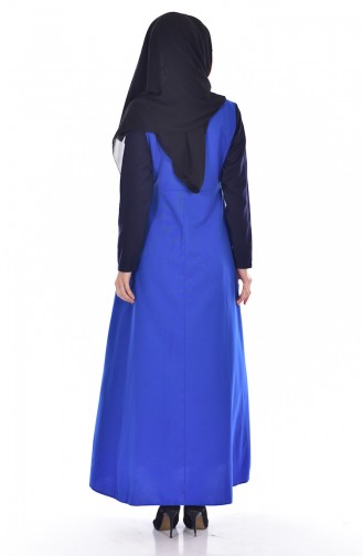 Robe Garnie 5733-09 Bleu Roi 5733-09