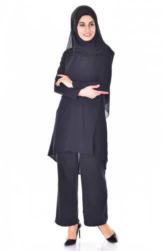 Tunic Trousers Double Suit 18831-01 Black 18831-01