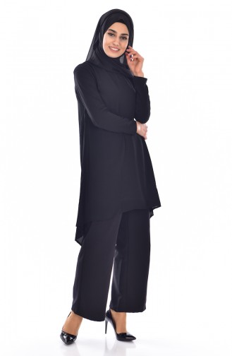 Tunic Trousers Double Suit 18831-01 Black 18831-01