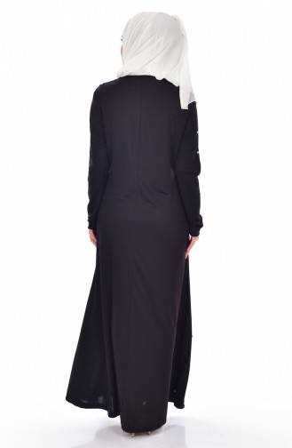 Black Hijab Dress 0210-01