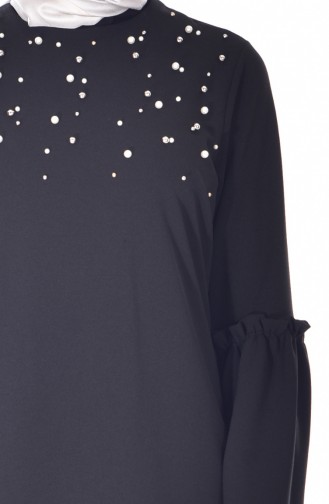 Black Hijab Dress 4021-01