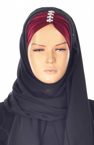 Claret Red Underscarf 0016-14