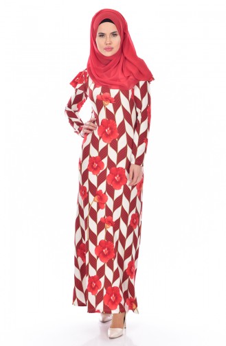 Robe Froufrous 5173-02 Bordeaux 5173-02