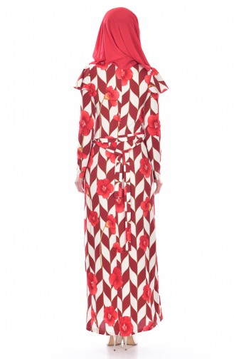 Robe Froufrous 5173-02 Bordeaux 5173-02