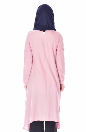 Ethnic Embroidered Tunic 4486-05 Dry Rose 4486-05