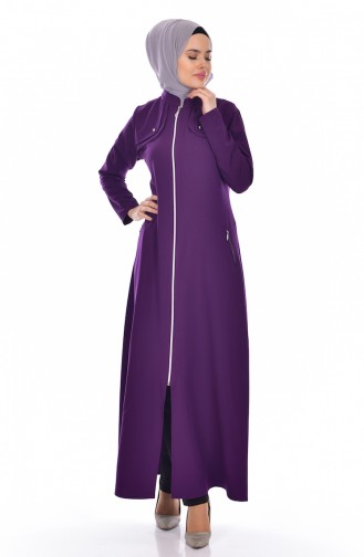 Abaya mit Tasche 2118-04 Lila 2118-04