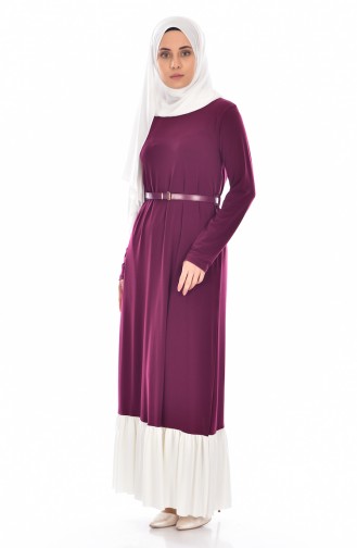 Purple İslamitische Jurk 3342-02