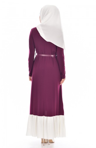 Purple İslamitische Jurk 3342-02