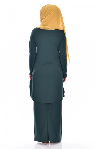 Tunika mit Hose 2er Set 0537-04 Grün 0537-04