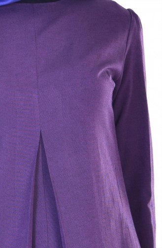 Light Purple Hijab Dress 2912-05