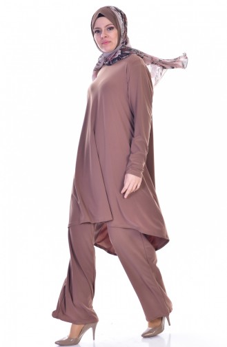 Ensemble Deux Pieces Tunique Pantalon 1778-13 Biscuit 1778-13