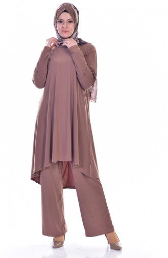 Ensemble Deux Pieces Tunique Pantalon 1778-13 Biscuit 1778-13