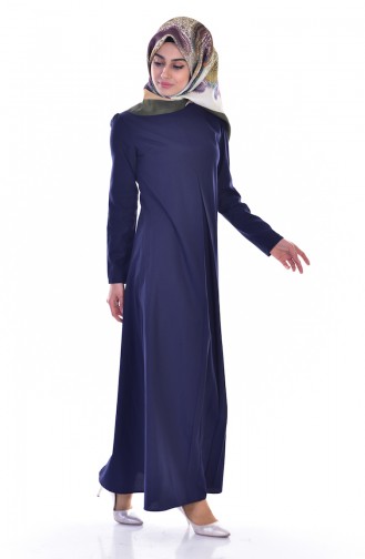 Robe Hijab Bleu Marine 2912-03