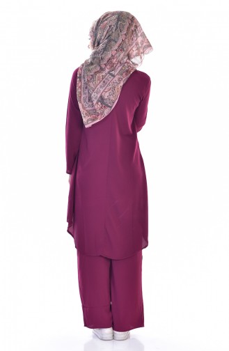 Tunic Pants Binary Suit 18831-05 Plum 18831-05