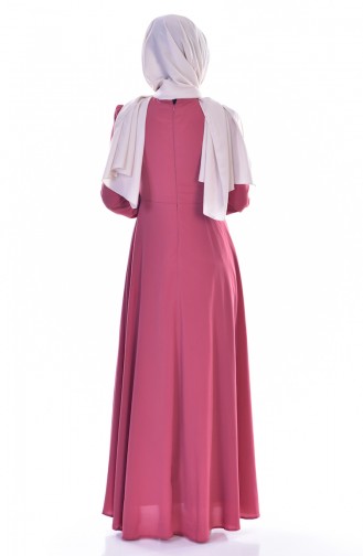 Kleid mit Spitzen 0038-01 Rosa 0038-01