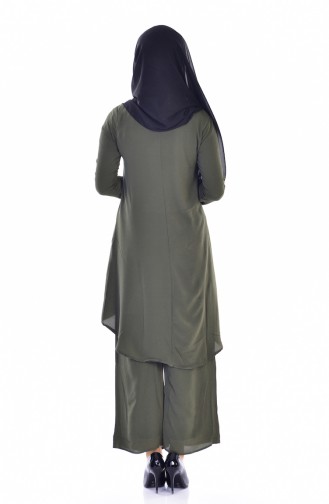 Tunika mit Hose 2er Set 18831-02 Khaki 18831-02