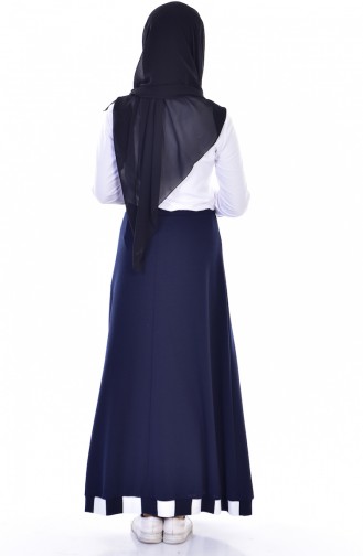 Navy Blue Culottes 3008-01