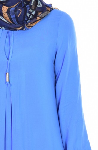 Blue Hijab Dress 1134-28
