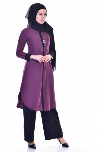 Patchwork Tunic 9011-02 Cherry coloured  9011-02