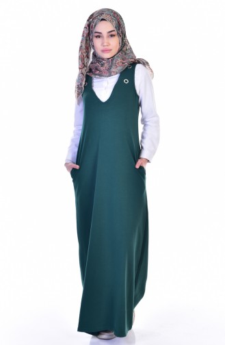 Hijab Kleid 8078-03 Smaragdgrün 8078-03