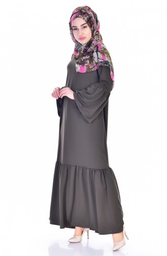 Robe Hijab Khaki 3301-06