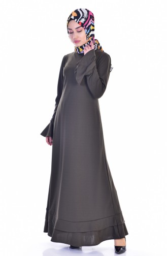 Robe Hijab Khaki 3304-03