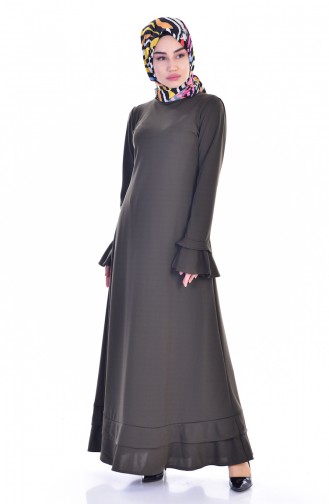 Robe Hijab Khaki 3304-03