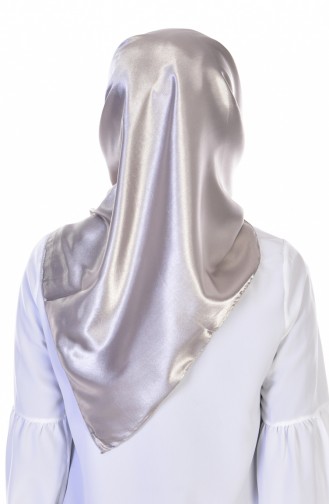 Satin Kopftuch 50065-05 Dunkel Grau 50065-05