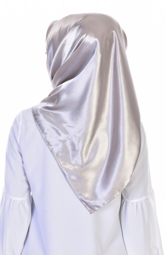 Satin Kopftuch 50065-05 Dunkel Grau 50065-05