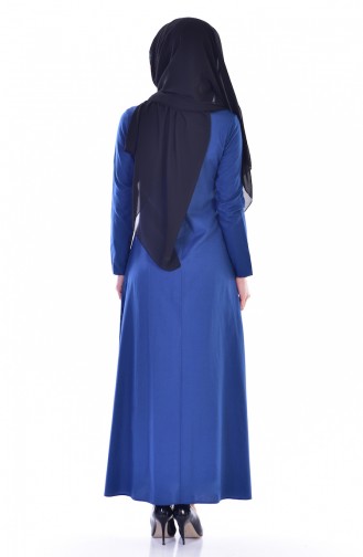 Black Hijab Dress 2915-03