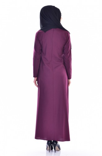 Black Hijab Dress 2915-04