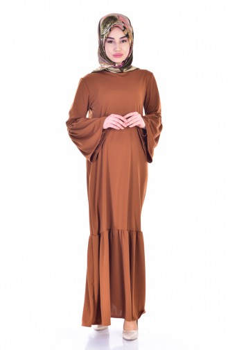 Robe Hijab Tabac 3301-01