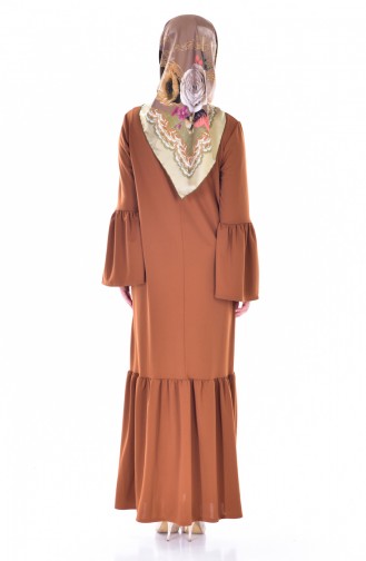 Robe Hijab Tabac 3301-01