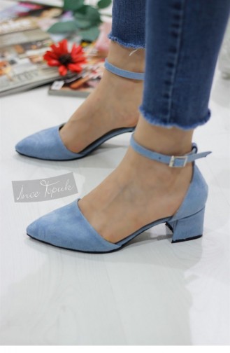 Baby Blue High-Heel Shoes 8YAZA0004927