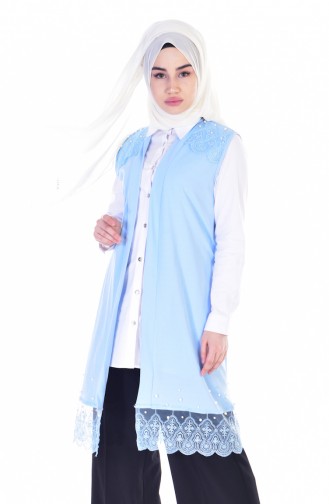 Baby Blue Waistcoats 50152-01