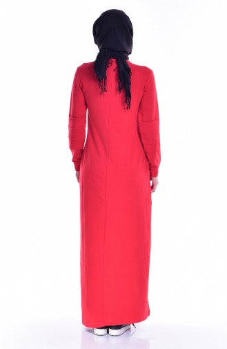 Robe Sport Col Zéro 8111-01 Rouge 8111-01