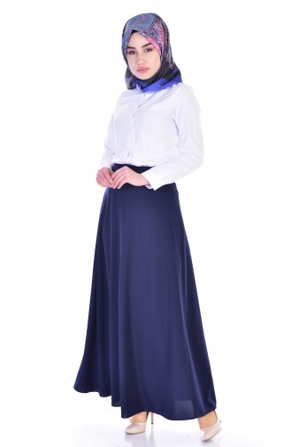 Navy Blue Skirt 8864-06