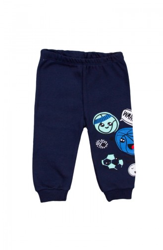 Blue Baby Footless Pants 033MAV-01