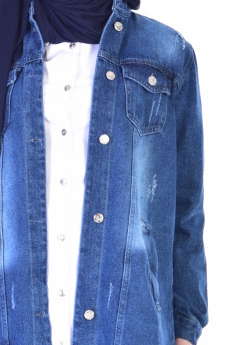 Jeans Jacke 5128-02 Blau 5128-02